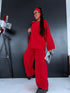 LARGE SIZE set "MANHATTAN" - RED